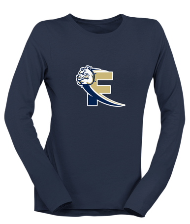 Fairdale Bulldogs Block F Mascot #1 Women's Premium LS T-Shirt
