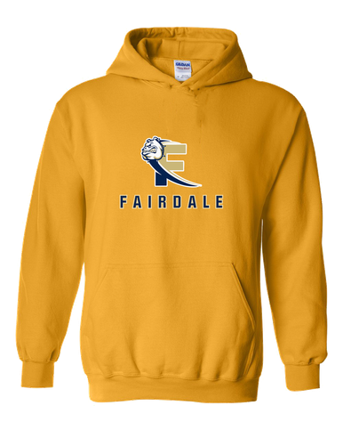 Fairdale Bulldogs Block F Mascot #2 Men's Hoodie