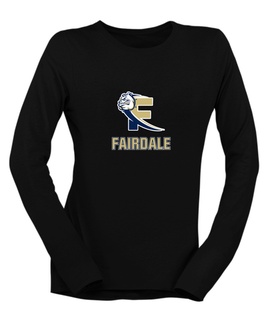 Fairdale Bulldogs Block F Mascot #2 Women's Premium LS T-Shirt