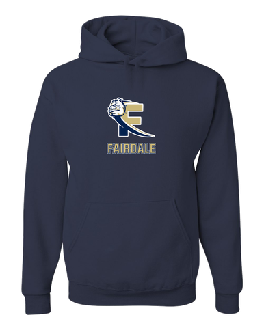 Fairdale Bulldogs Block F Mascot #2 Men's Premium Hoodie