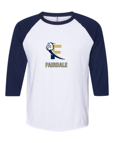Fairdale Bulldogs Block F Mascot #2 Men's Baseball T-Shirt
