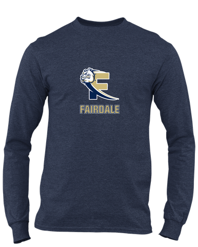 Fairdale Bulldogs Block F Mascot #2 Men's Premium LS T-Shirt