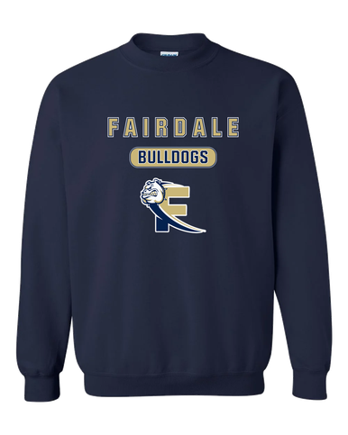 Fairdale Bulldogs Block F Mascot #3 Men's Sweatshirt