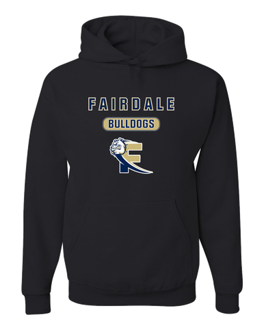 Fairdale Bulldogs Block F Mascot #3 Men's Premium Hoodie