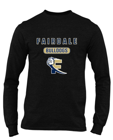 Fairdale Bulldogs Block F Mascot #3 Men's Premium LS T-Shirt