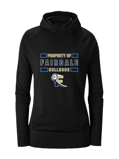 Fairdale Bulldogs Block F Property Of Women's Hoodie