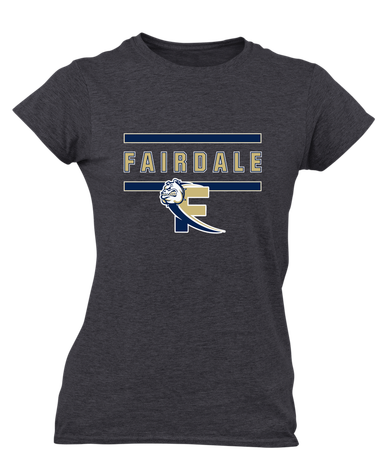 Fairdale Bulldogs Block F Mascot #4 Women's SS T-Shirt