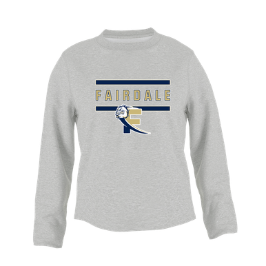 Fairdale Bulldogs Block F Mascot #4 Women's Sweatshirt