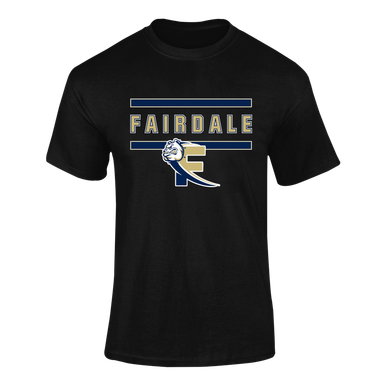 Fairdale Bulldogs Block F Mascot #4 Men's SS T-Shirt
