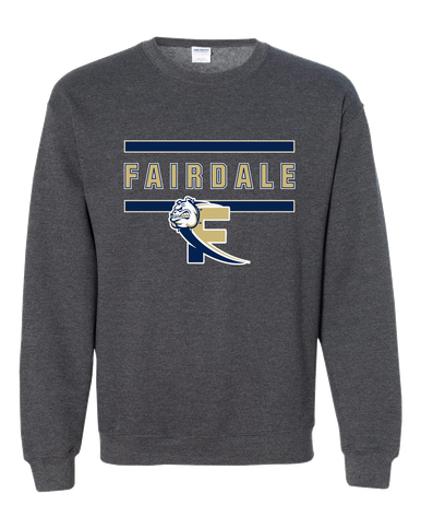 Fairdale Bulldogs Block F Mascot #4 Men's Sweatshirt