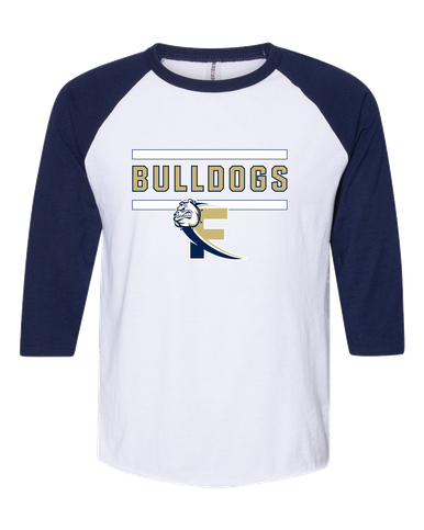 Fairdale Bulldogs Block F Mascot #5 Women's Baseball T-Shirt