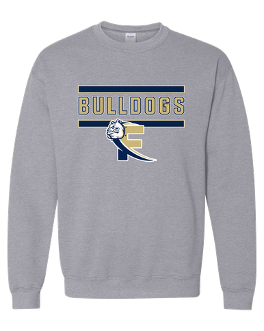 Fairdale Bulldogs Block F Mascot #5 Men's Sweatshirt
