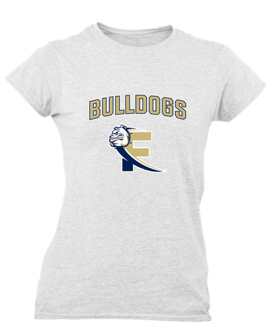 Fairdale Bulldogs Block F Mascot #6 Women's Premium SS T-Shirt