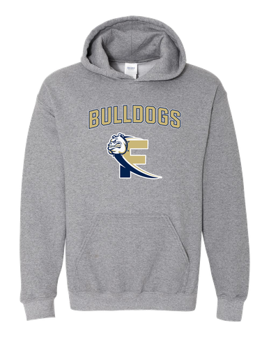 Fairdale Bulldogs Block F Mascot #6 Men's Hoodie