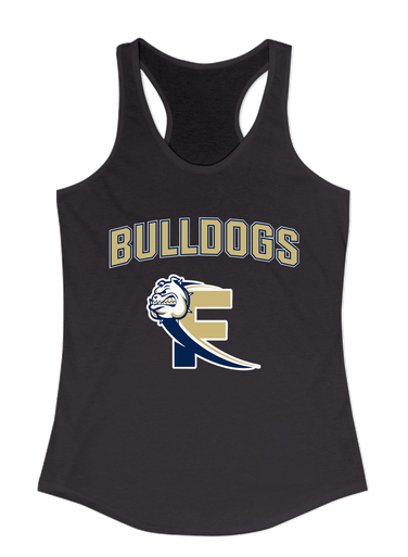 Fairdale Bulldogs Block F Mascot #6 Women's Tank Top