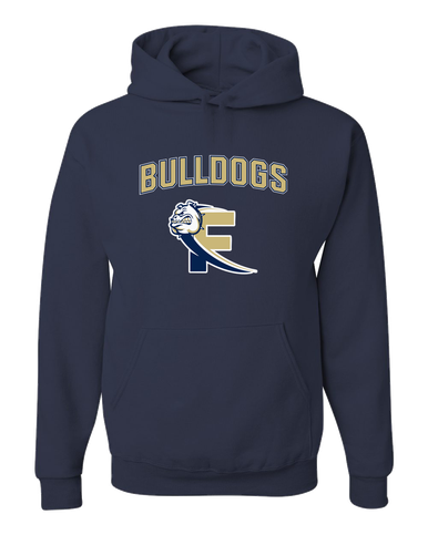 Fairdale Bulldogs Block F Mascot #6 Men's Premium Hoodie