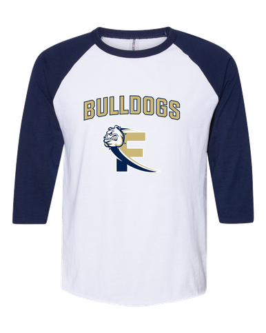 Fairdale Bulldogs Block F Mascot #6 Men's Baseball T-Shirt