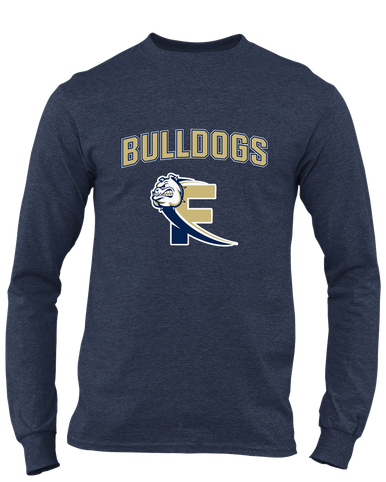 Fairdale Bulldogs Block F Mascot #6 Men's Premium LS T-Shirt