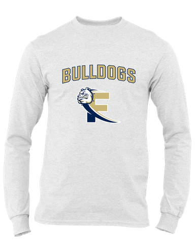 Fairdale Bulldogs Block F Mascot #6 Men's LS T-Shirt