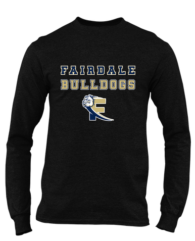 Fairdale Bulldogs Block F Spirit Men's Premium LS T-Shirt