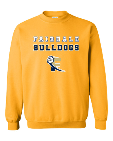 Fairdale Bulldogs Block F Spirit Men's Sweatshirt