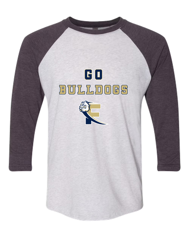 Fairdale Bulldogs Block F Go Team Men's Baseball T-Shirt