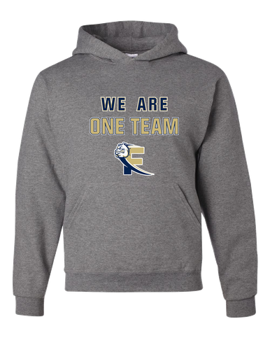 Fairdale Bulldogs Block F We Are One Team Men's Premium Hoodie