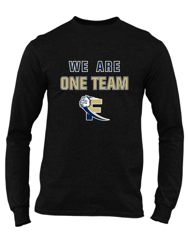 Fairdale Bulldogs Block F We Are One Team Men's LS T-Shirt