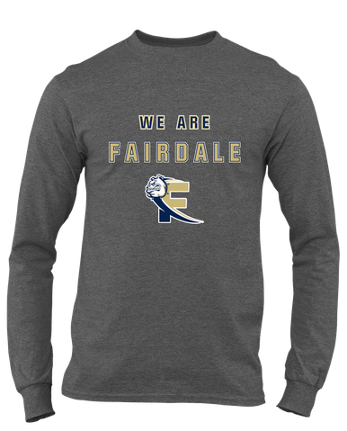Fairdale Bulldogs Block F We Are Men's LS T-Shirt