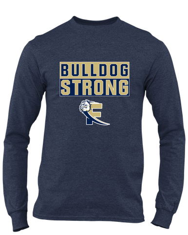 Fairdale Bulldogs Block F Strong #1 Men's Premium LS T-Shirt
