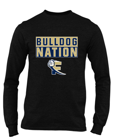 Fairdale Bulldogs Block F Nation #1 Men's Premium LS T-Shirt