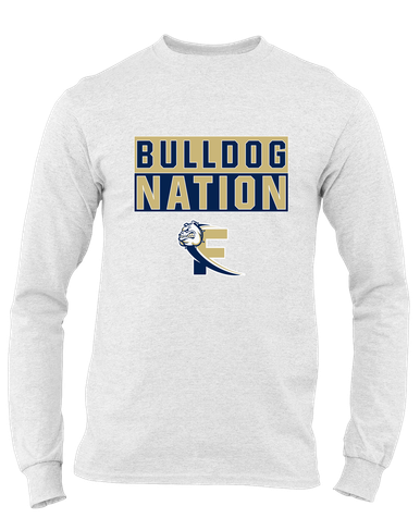 Fairdale Bulldogs Block F Nation #1 Men's LS T-Shirt