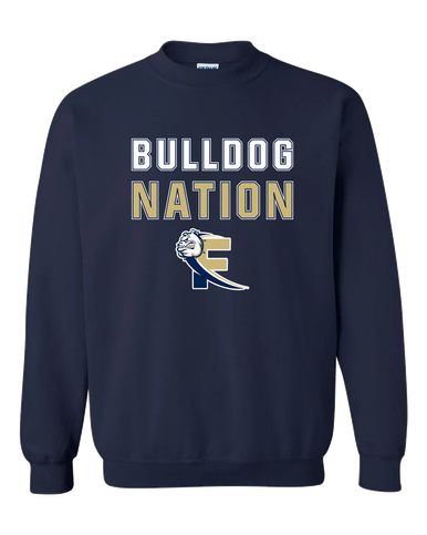 Fairdale Bulldogs Block F Nation #2 Men's Sweatshirt