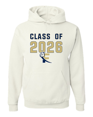 Fairdale Bulldogs Block F Class of 2026 Men's Premium Hoodie