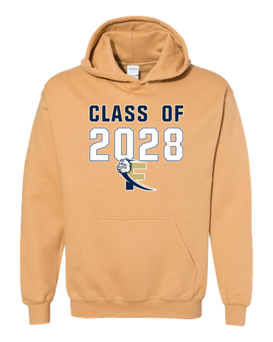 Fairdale Bulldogs Block F Class of 2028 Men's Hoodie