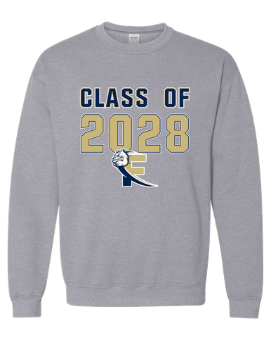 Fairdale Bulldogs Block F Class of 2028 Men's Sweatshirt