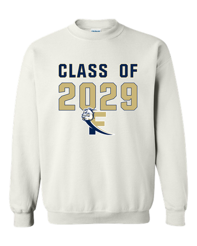 Fairdale Bulldogs Block F Class of 2029 Men's Sweatshirt