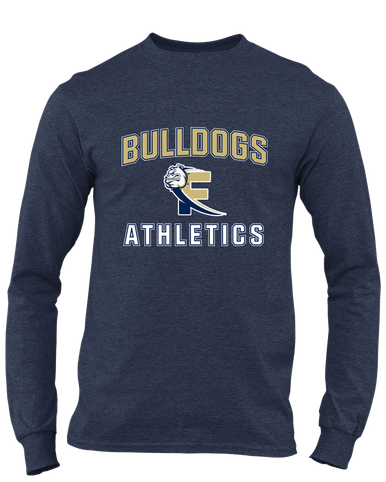 Fairdale Bulldogs Block F Athletics Men's LS T-Shirt