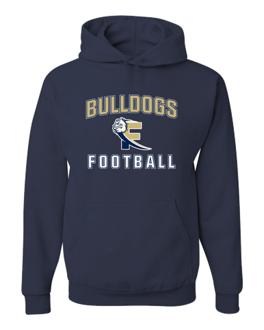 Fairdale Bulldogs Block F Football #1 Men's Premium Hoodie