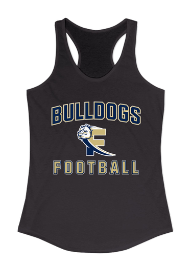 Fairdale Bulldogs Block F Football #1 Women's Tank Top