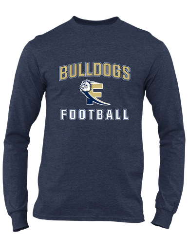 Fairdale Bulldogs Block F Football #1 Men's Premium LS T-Shirt