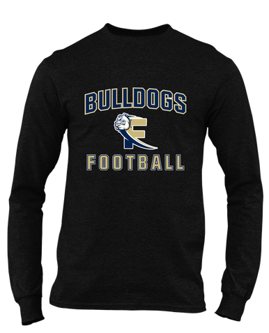 Fairdale Bulldogs Block F Football #1 Men's LS T-Shirt