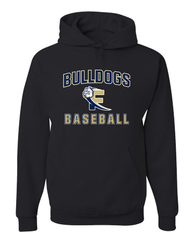 Fairdale Bulldogs Block F Baseball #1 Men's Premium Hoodie