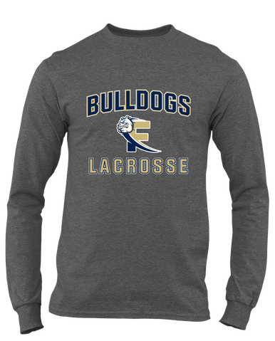 Fairdale Bulldogs Block F Lacrosse Men's Premium LS T-Shirt