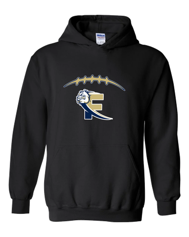 Fairdale Bulldogs Block F Football #2 Men's Hoodie