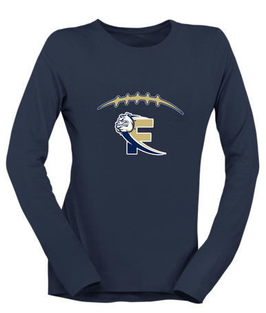 Fairdale Bulldogs Block F Football #2 Women's LS T-Shirt