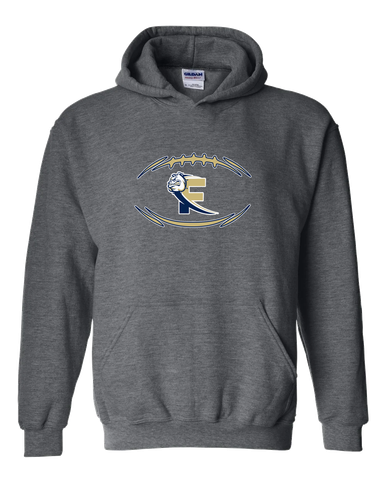 Fairdale Bulldogs Block F Football #3 Men's Hoodie