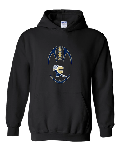 Fairdale Bulldogs Block F Football #4 Men's Hoodie