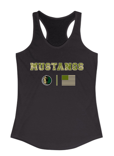 Morrow Mustangs Camo Flag Women's Tank Top