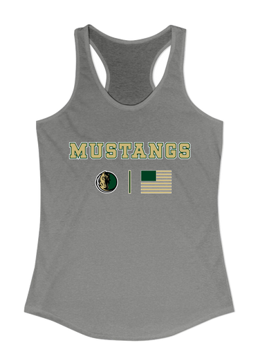 Morrow Mustangs Team Colors Flag Women's Tank Top